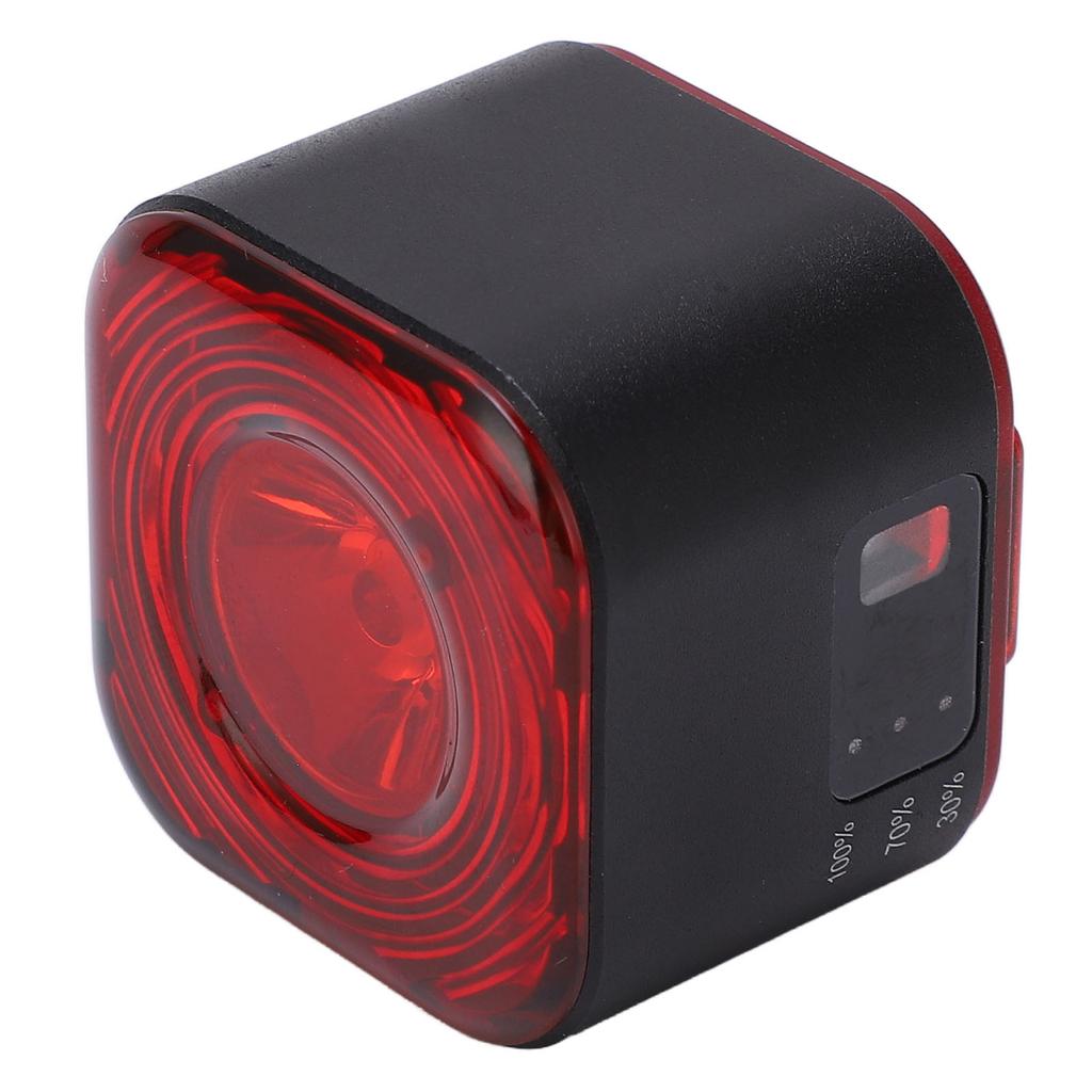 Smart Bike Tail Light IPX6 Waterproof USB Rechargeable Intelligent Induction Bicycle Rear Light for