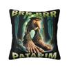 Brr Brr Patapim Meme Pillowcase Printed Polyester Cushion Cover Decor Italian Brainrot Memes Throw Pillow Case Cover