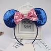 Sparkling Bow Headband for Adults and Children for Princess Photo Shoots and Amusement Park Hair Accessories