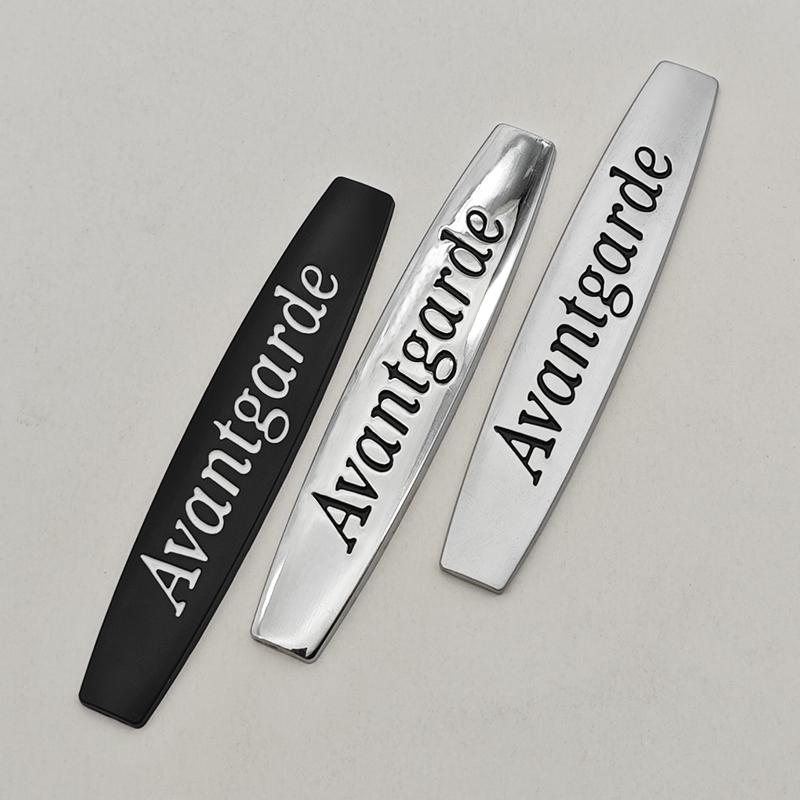 3D Metal Car Sticker Logo Avantgarde Emblem Fender Side Badge For Mercedes benz W210 W211 W203 W204 W205 W212 W213 Accessories
