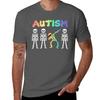 Epic Autism Skeletons Tshirt Water Resistant Casual Tshirt