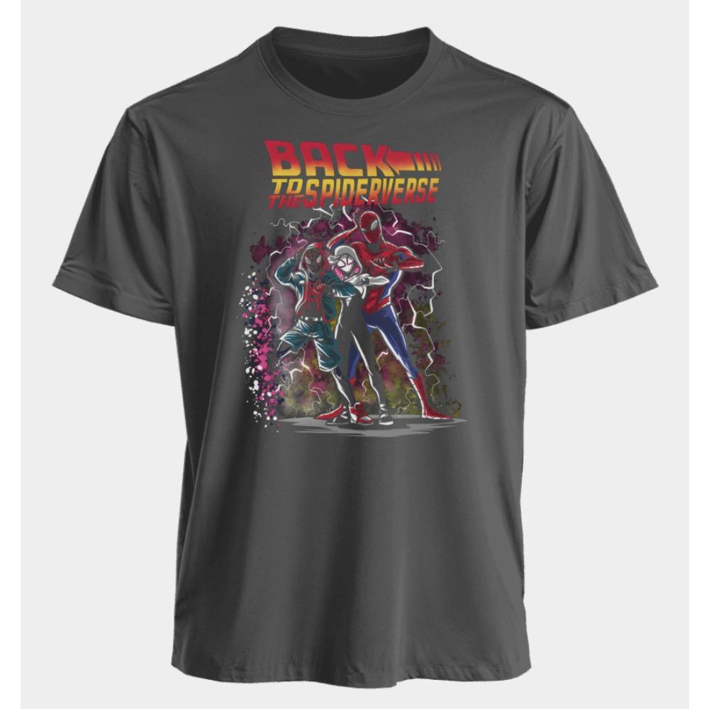 Pánská a dámská trička Spider-Man Léto Americké Jaro a Podzim Nadměrná Trendy Niche a Klasická Krátký rukáv