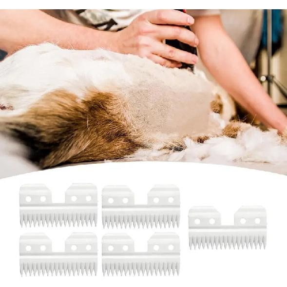 18 Teeth Ceramic Cutter Dog Grooming Blade Hair Clipper Blade Ceramic Cutters Pet Grooming Scissors,Ceramic Clipper Blades