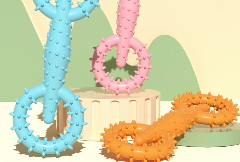 Pet Chewing Ring Toy Interactive Small Dog Grinding Toy Used To Relieve Boredom and Clean Teeth