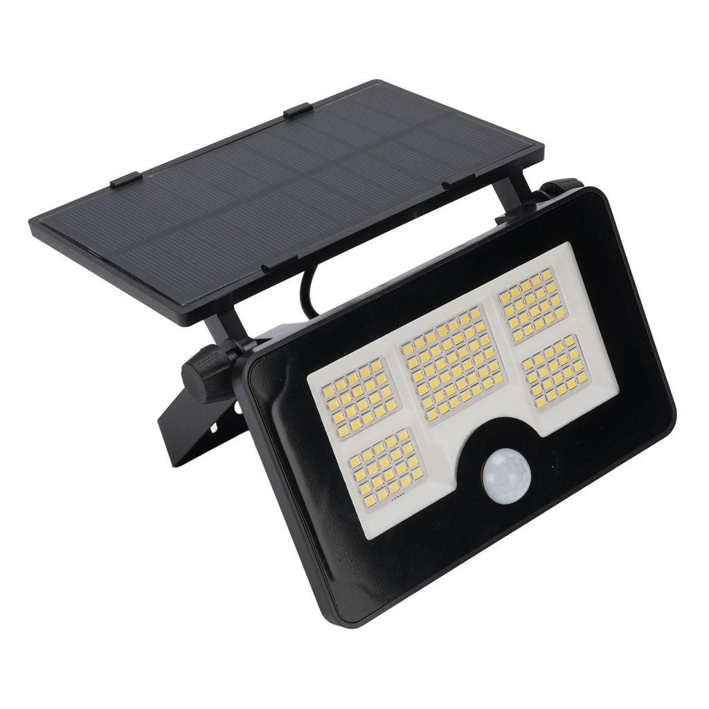 LED Solar Außenleuchte Bewegungsmelder Duale Sensoren Faltbar IP65 Regendicht Solar Sicherheitsstrahler für Hof Wand Veranda