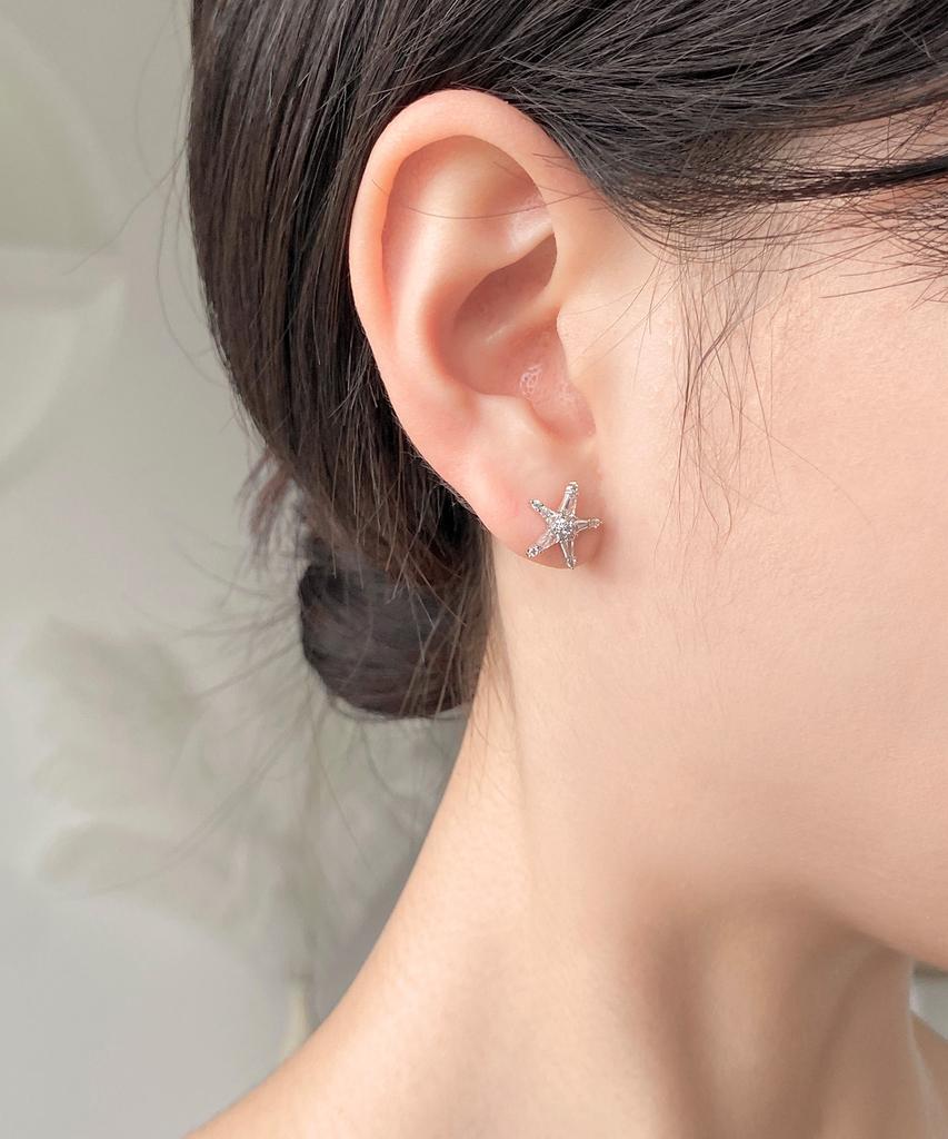 Jyddm Pentagon Star Earrings