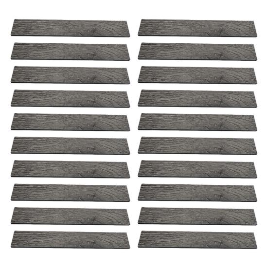 20Pcs Mini Doll Houses Wood Flooring Self-Adhesive Baby House Floor