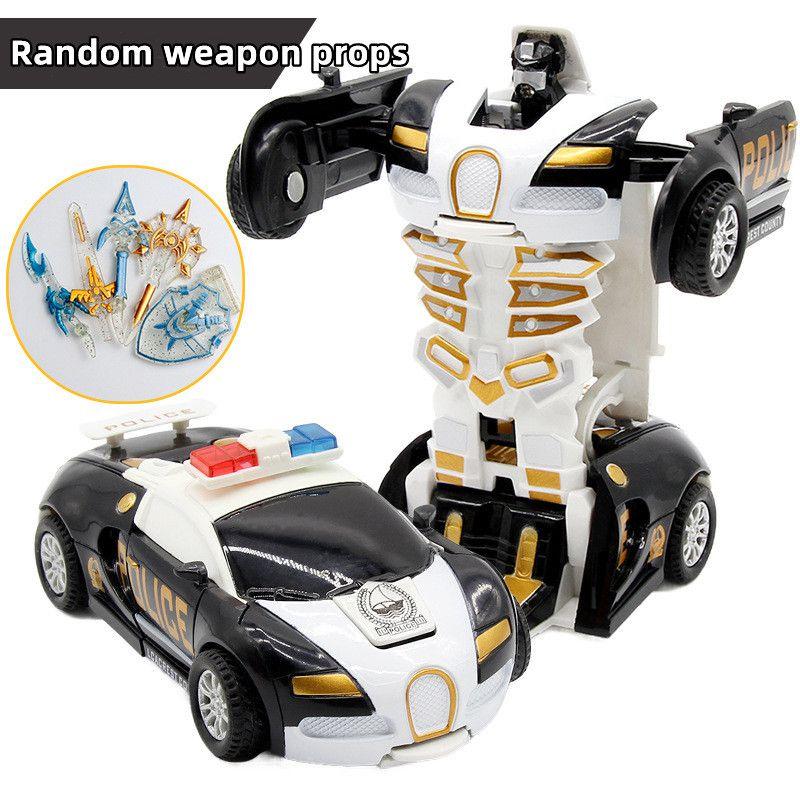 Educational 2in1 Deformation Car Toy No Battery Needed