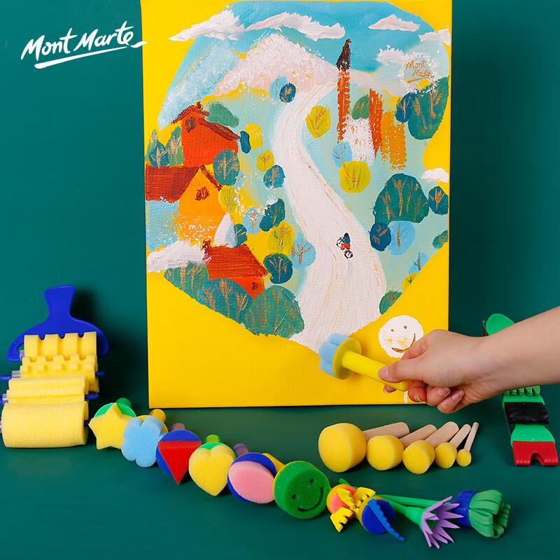 Mont Marte Kids Sponge & Roller Painting Tools