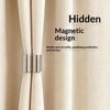 1Pair Magnetic Curtain Close Buckle Nail Freed Seamless Curtain Fixed Close Room Window Accessory