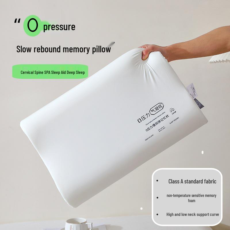 Zero Pressure Aerogel Neck Support Memory Foam Pillow