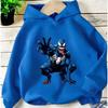 Fashion Streetwear Venom Kids Hoodie Autumn Winter Cute Cartoon Hooded Sweatshirt For Boys Girls
