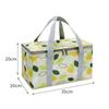 Borsa da Picnic Portatile Termica Isolante Borsa Frigo Grande per Campeggio all'Aperto Borsa Pranzo da Esterno Impermeabile Scatola Spessa con Pellicola di Alluminio