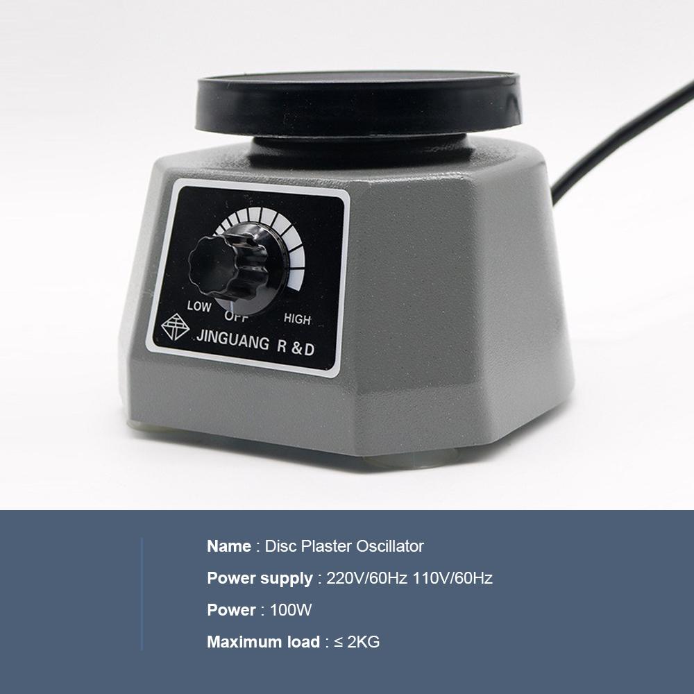 Lab Vibrator Round Shaker Oscillator Gypsum Mixing Machine Roundness Vibrador Laboratory Tool 100W Plaster Vibrator Plate