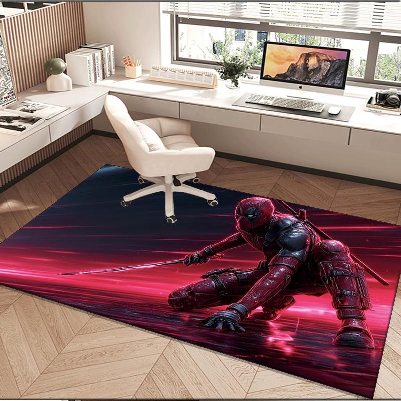 Dead-pool Area Rug Suitable for Indoor And Outdoor,Carpets for Playroom, Homes, Offices, Living Rooms,Home Decor,Christmas Fan Gift