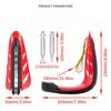 LED Flashing Motorcycle Hand Guards - Waterproof Turn Signal Covers for Street Bikes & Dirt Bikes, Durable ABS Material