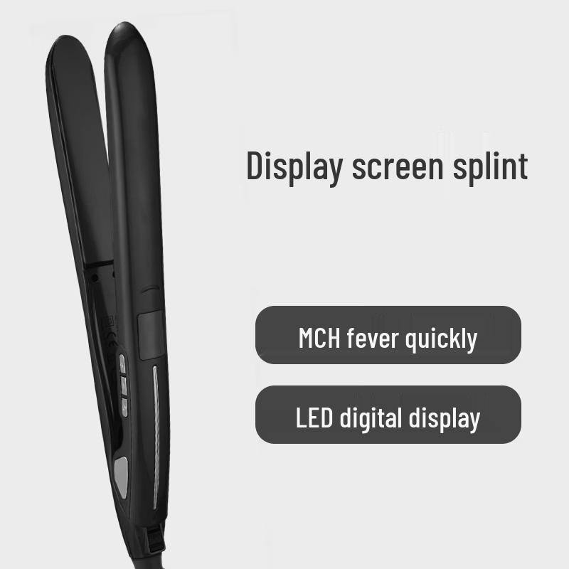 LISM 2-in-1 Hair Straightener and Curler with Digital Display