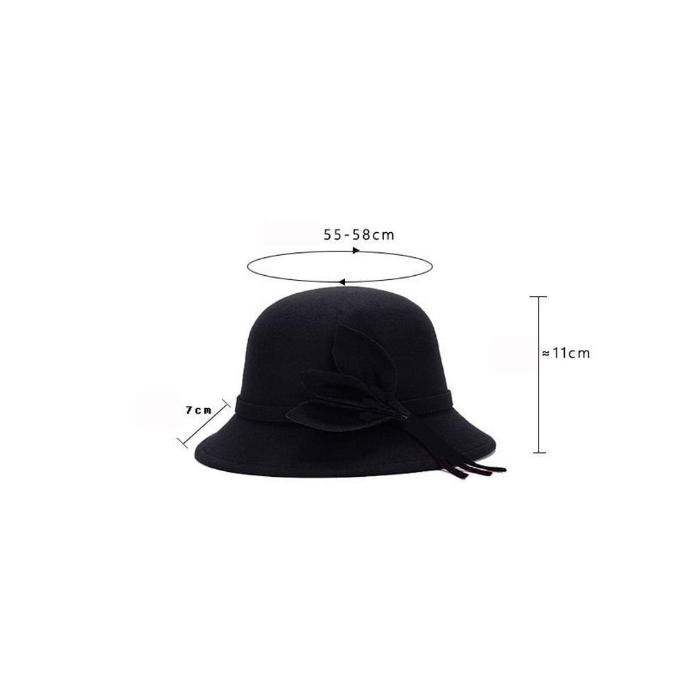 Elegant Women Ladies Girl Hat Warmer Fisherman Cap Brim Bowler Fedora Hats Lady Girl