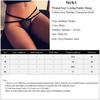 Women Letters Knickers Bikini Briefs Sexy Panties Bandage G-string Thongs