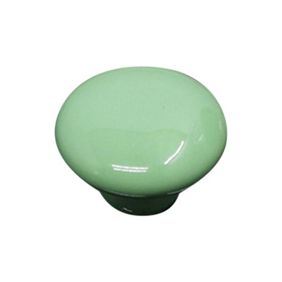 Puxador de gaveta de armário de cerâmica redondo moderno, puxador de móveis