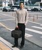 STCO Corduroy One-Pleat Pants Black (Wide Fit)_Spaxa51Wsb