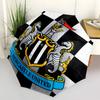 Newcastle United, Ombrello Portatile con Apertura e Chiusura Automatica, Struttura a 8 Stecche, Adatto per Uomini e Donne in Tutte le Stagioni Perfetto