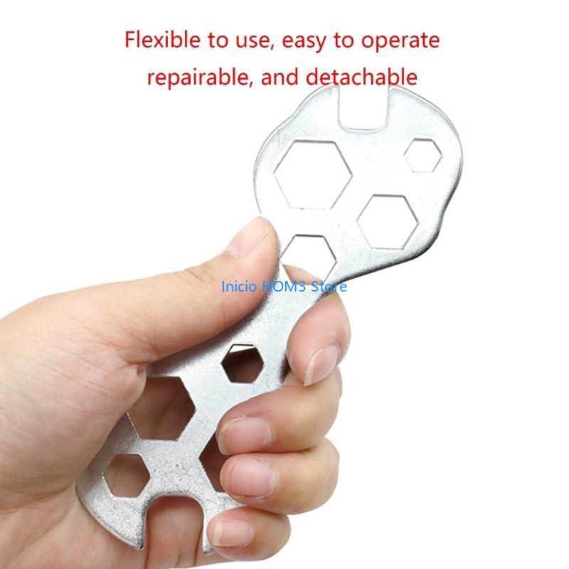 A5YD Wrench Portable Spanner Mini Bike Repair Tools Cycling Hand Hexagon