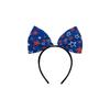 Patriotic Bow Headband Party Accessory for Independence Day Celebration Adjustable Fit Durable Material Suitable for Themed Events and Costume Parties