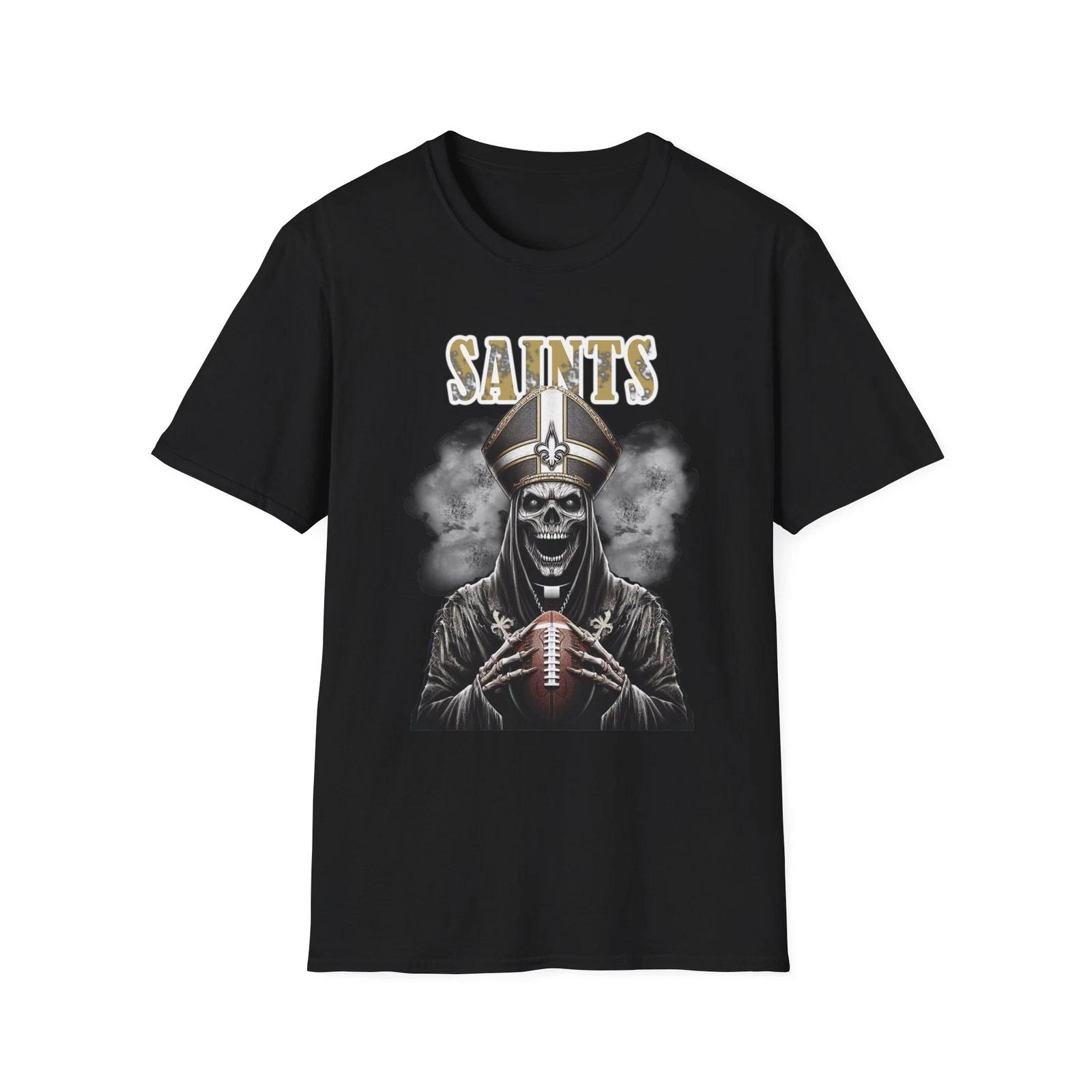 New Orleans Saints Horror T-Shirt - Unique NFL Fan Apparel XXXXL