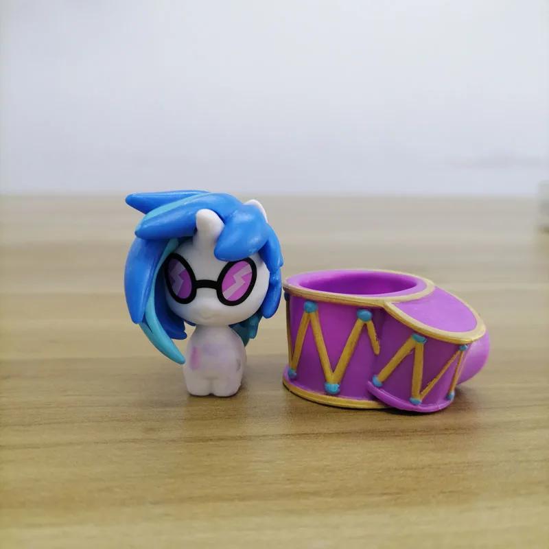 My Little Pony Figurine Applejack Rainbow Dash Rarity Fluttershy Twilight Sparkle Model Plaything Figurine Collect Ornaments