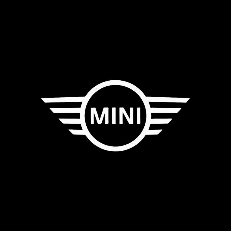 2 Pezzi Proiettore Logo LED per Auto Luce di Benvenuto Styling Portiera Auto Per Mini Cooper JCW Works F54 F55 F56 F57 F60 R50 R52 R53 R55 R56 R57