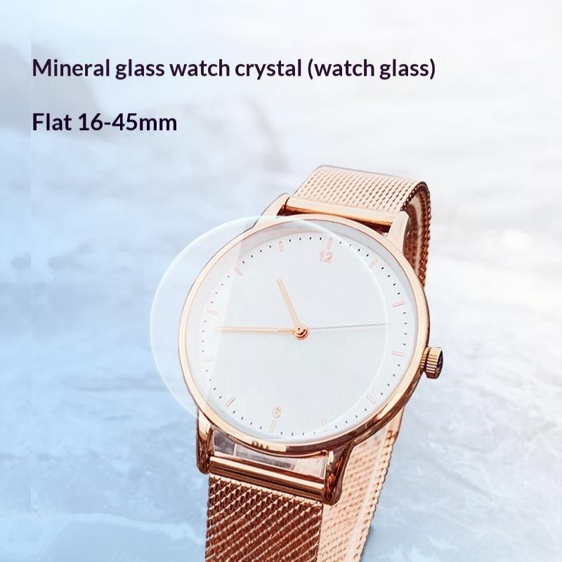 2Pcs Mineral Watch Dial Glass With Flat Types 24 To 38Mm Sizes For Watch Glass Replacement Part For Watchmakers Repair