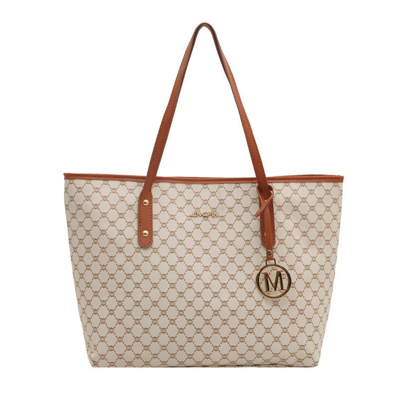 

Сумка с клетчатым узором, большой вместимости, на одно плечо, под мышку, модная сумка