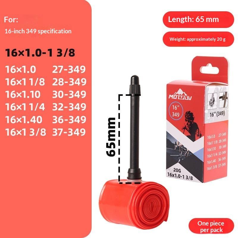 Tpu Bike Inner Tube Camera 16 18 20 22 Inch Mountain Bicycle Tire The Length Of The Nozzle Is 45/65 Mm.