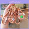 Adorable Capybara Spin Keychain Silicone Panda Car Keychain Bag Charm