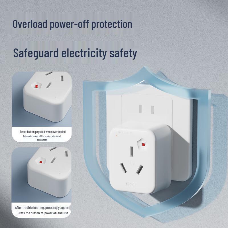 Deli 16A High-Power Electrical Solutions CN plug (adapter included)
