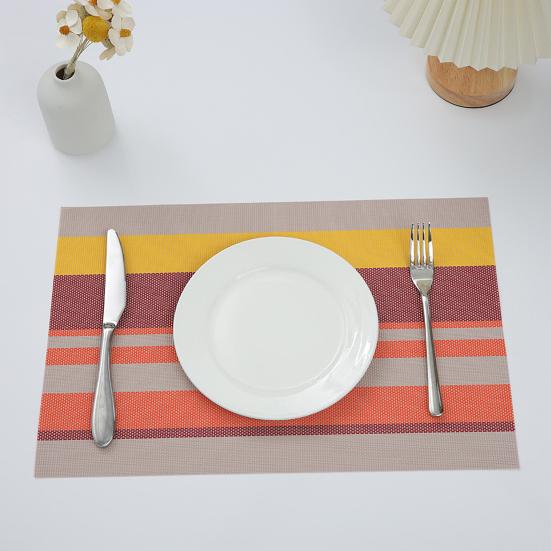 

Изоляционная прокладка, мягкая теплоизоляция, простота, декоративные полосы, нескользящий коврик для режущей чашки, кухонные принадлежности жёлтый