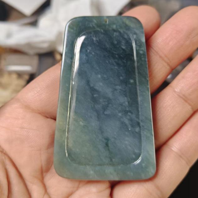 Fairly Mounted Natural Jade Pendant Carving for Men and Women