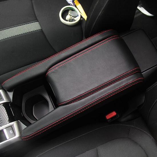 For 2016 2017 Honda Civic 10Th Carbon Style Armrest Box Cover Center Console