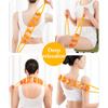 Plastic Back Puller Fitness Thin Back Shoulder Waist Massager Manual Roller Massage Gua Sha Tools Back Massage Artifact