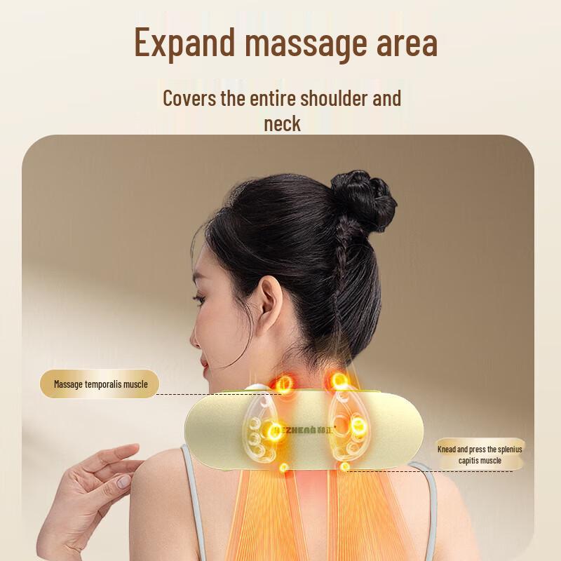 Kneading Cervical Neck and Shoulder Massager with Heat (HZ-J2)