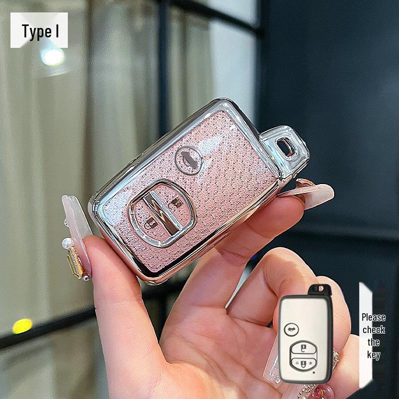 Compatible Key Cover for Toyota Prado, Old Yaris X, Vios FS, Land Cruiser, Reiz, Vios XA, Yaris Models