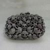 2026 Skull Evening Clutch Bag With Rhinestone Embellishment Lightweight Luxury Handheld Purse Formal Events