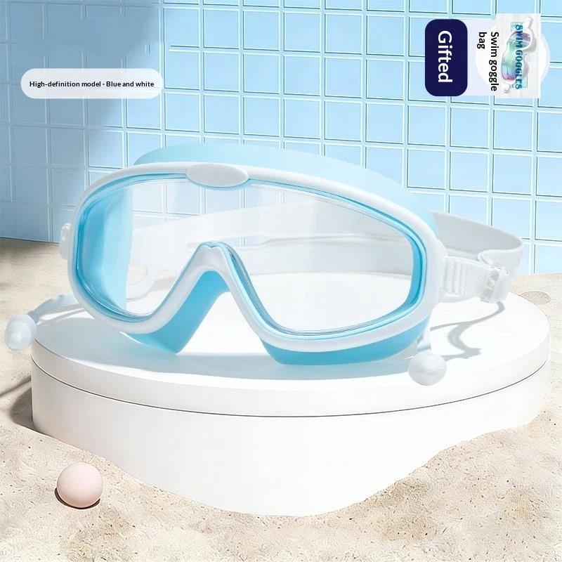Professional Children Swimming Goggles Caps Waterproof Diving Goggles Anti Fog Competition Training Swimming For Boys Girls