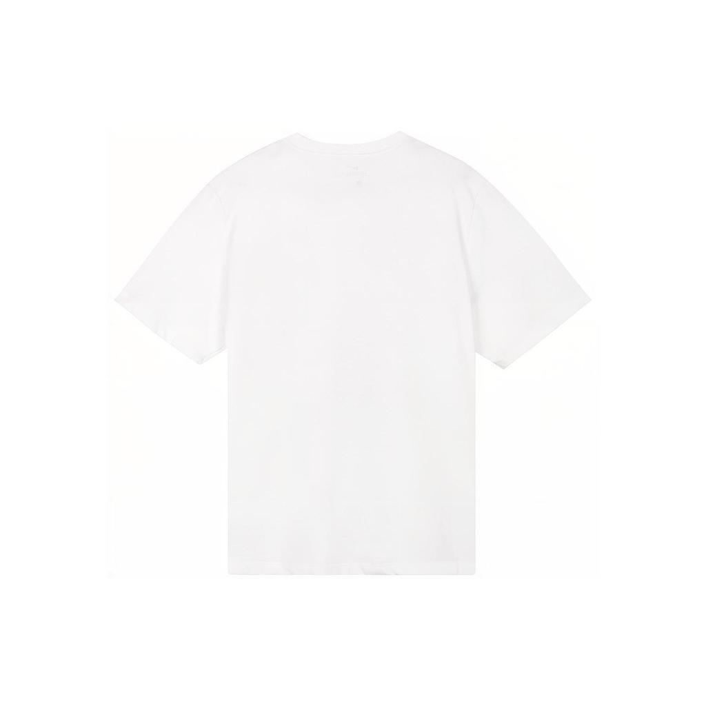 Nike T Shirts Men's White Crew Neck Moderate Straight Fit DZ2998-100