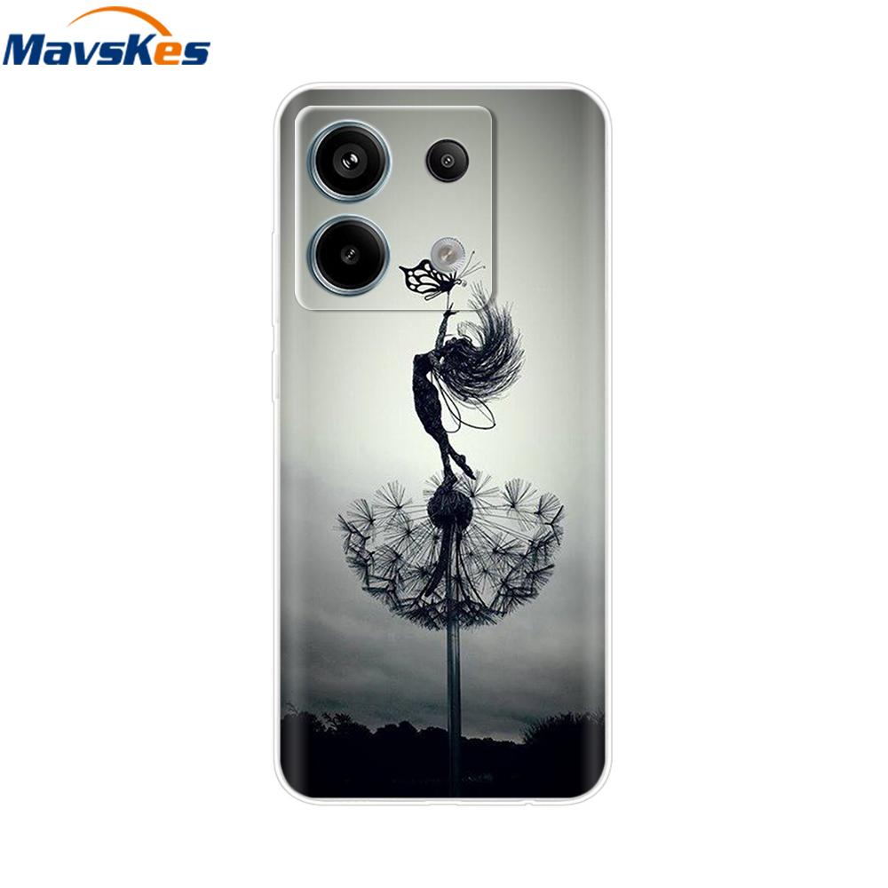For Redmi Note 13 Pro 4G 5G Fundas Cover TPU Silicon Protective Case For Xiaomi Redmi Note13 13Pro Phone Clear Back Cover Bumper