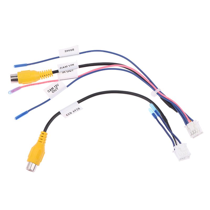 Universal 10 Pin Auto Radio Monitor Wiring Harness Car Rear View Camera Cable Adapter Connector