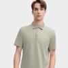 Fila 2024 Autumn Ponderosa Center Collaboration Business Casual Solid Short Sleeve Polo Shirt Men Polo Shirts Light-Khaki F11M438109FLK