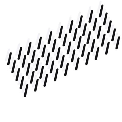 100 Pcs Hat Sweat Liner Black and White Breathable Non Woven Fabric   Hat Sweat Absorber Sticker for Sports Fitness Outdoor Activities