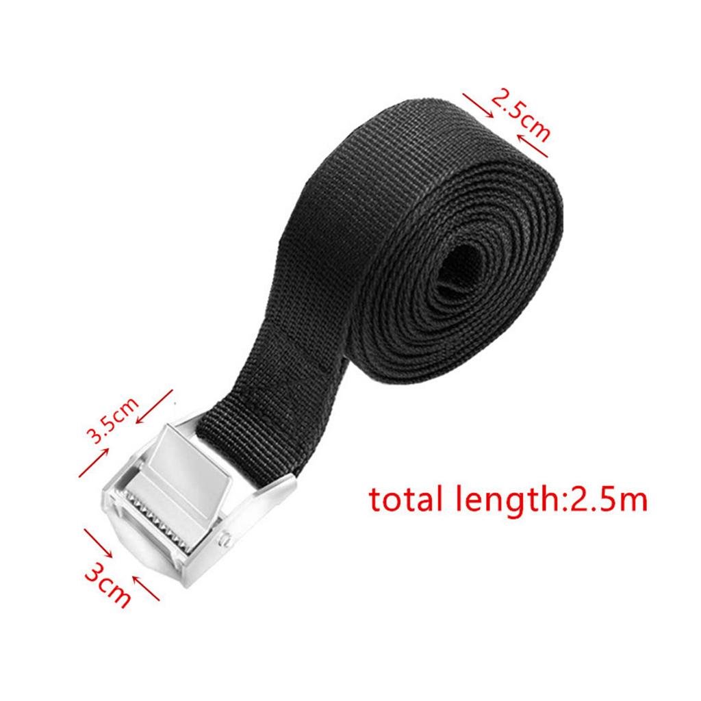 Tie Down Straps Nylon Lashing Strap Car Roof Rack Straps for Cargo Lashing Heavy Duty Fastening Securing Straps with Zinc Alloy Buckles 6 Pack